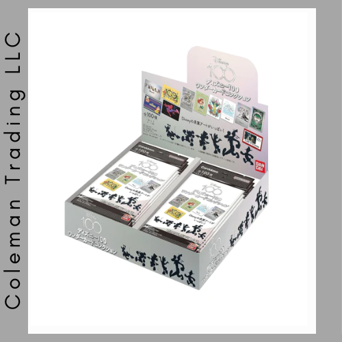 disney 100 cards booster box Bandai Disney 100 Wonder Card Collection Booster Box – Coleman Trading