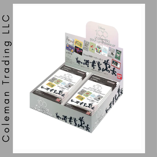 Bandai Disney 100 Wonder Card Collection Booster Box